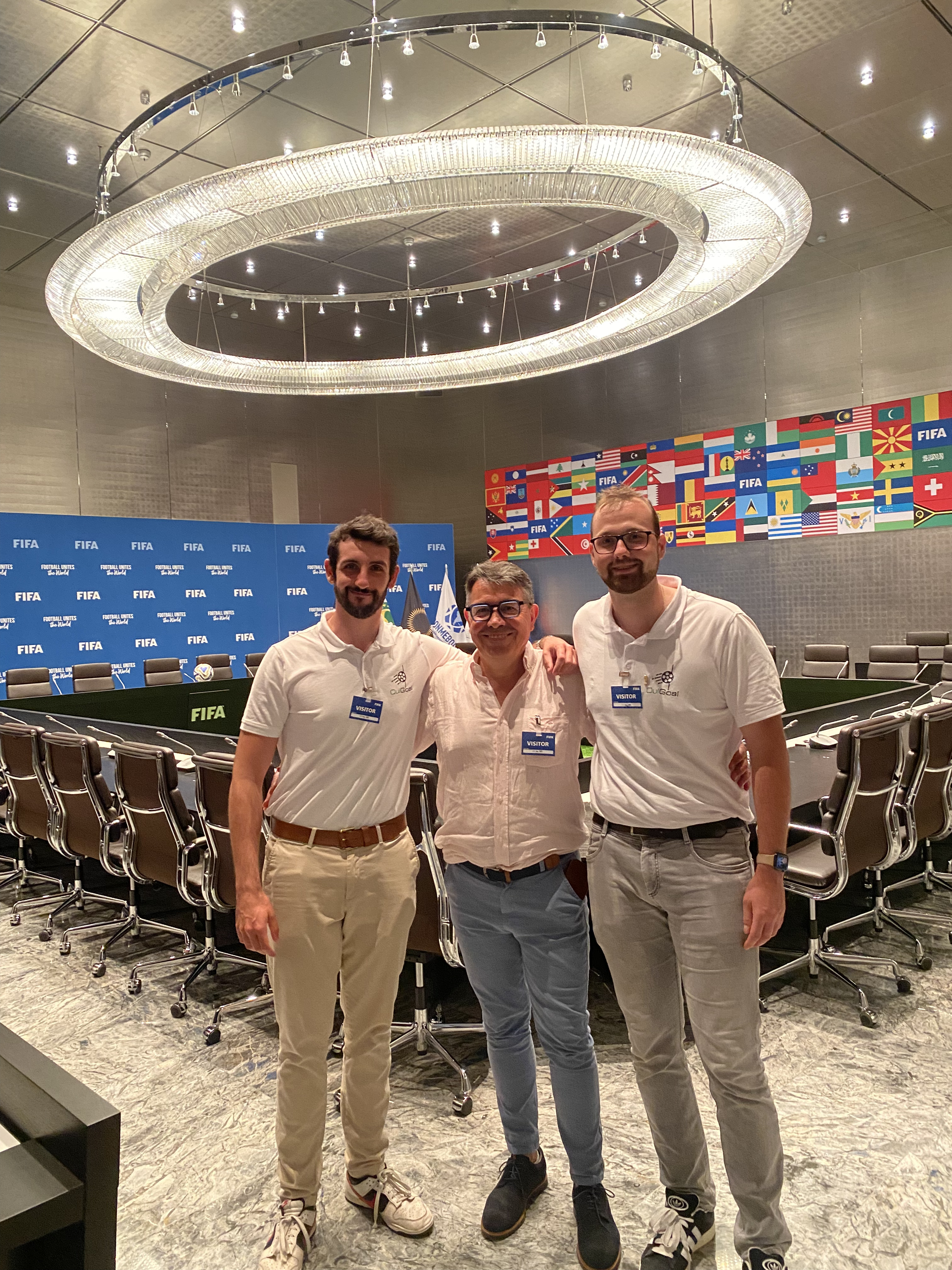 Team at FIFA headquarters